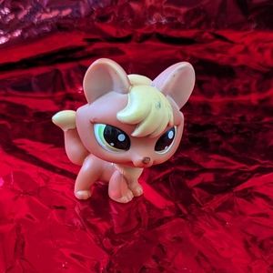 Littlest pet shop authentic fox green eyes #1028